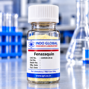 Fenazaquin reference standard CAS 120928-09-8 – IGRL laboratory vial