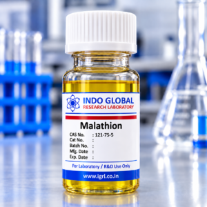 Malathion reference standard CAS 121-75-5 – IGRL laboratory vial