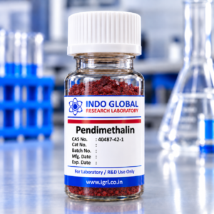 Pendimethalin reference standard CAS 40487-42-1 – IGRL laboratory vial